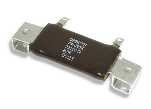 Ohmite C300KR40E Resistor Wirewound Res 0.4 Ohms Pwr-Rtg300 W Tol 10% Lug Vitreous Enamel